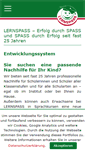 Mobile Screenshot of lernspass.de