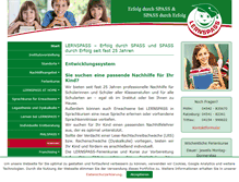 Tablet Screenshot of lernspass.de